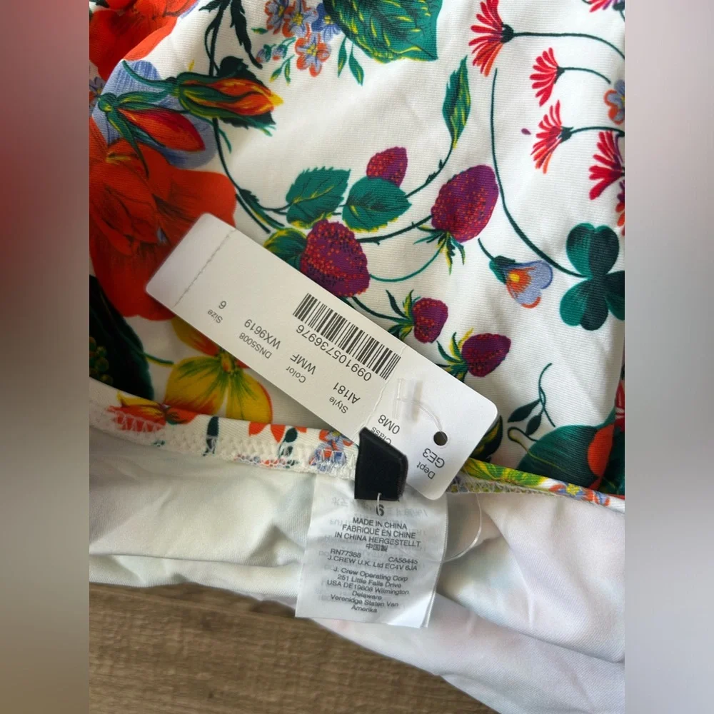 J.Crew Floral Swimwear Halter one-piece swimsuit in Ratti Island botanical print - Picture 9 of 9